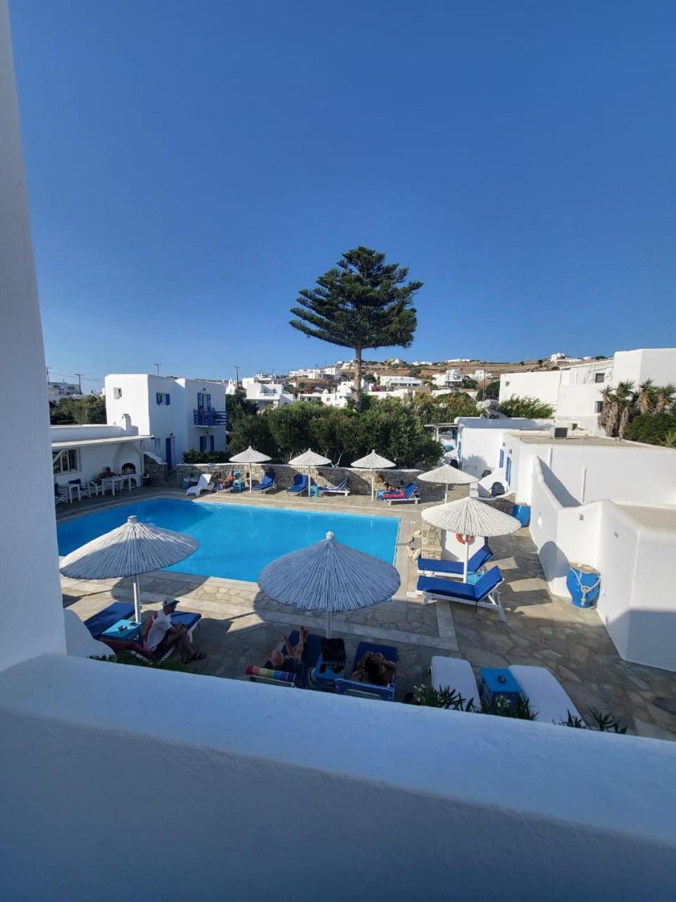 Anemos Apartments Ornos  Dış mekan fotoğraf