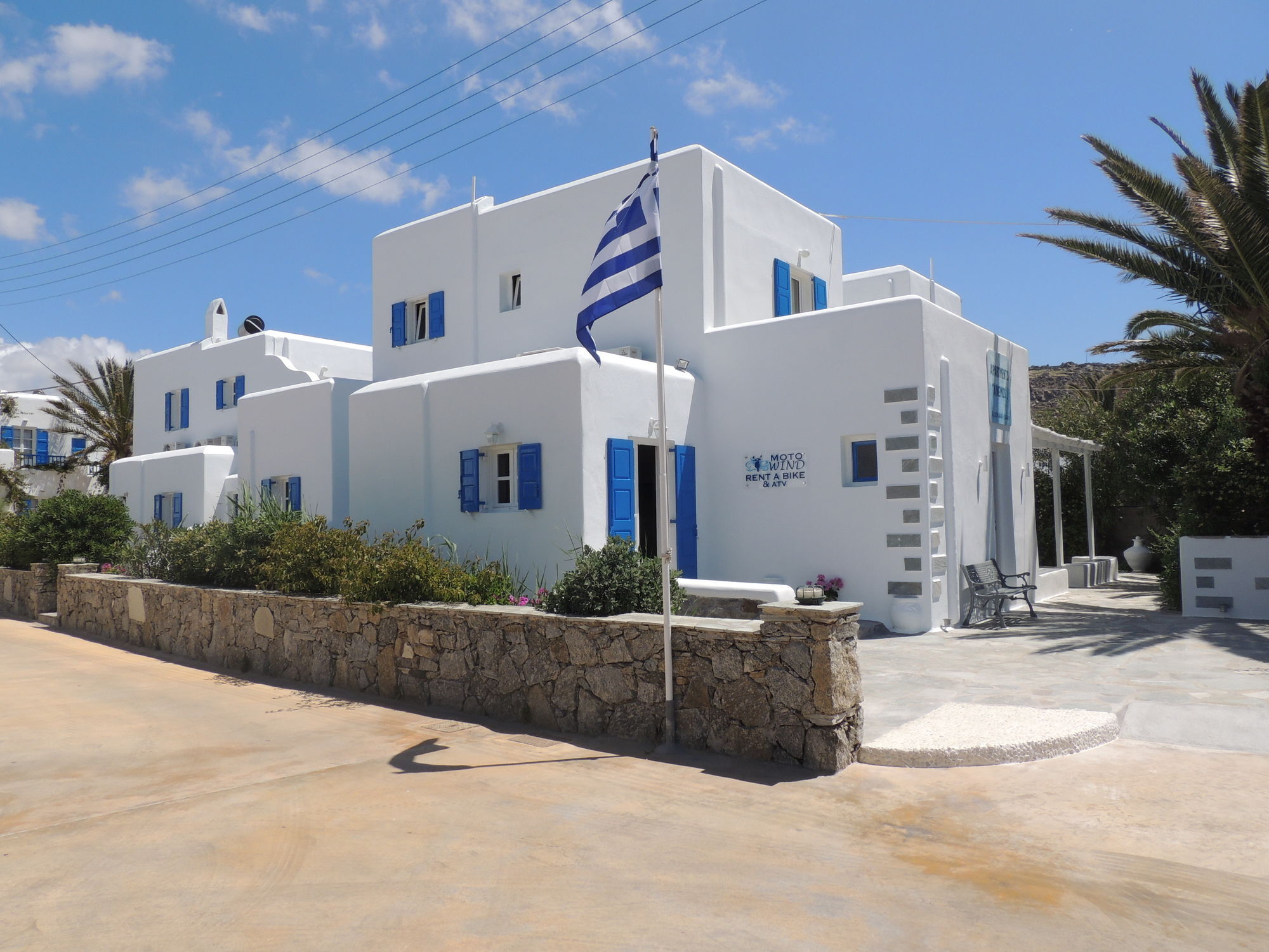 Anemos Apartments Ornos  Dış mekan fotoğraf